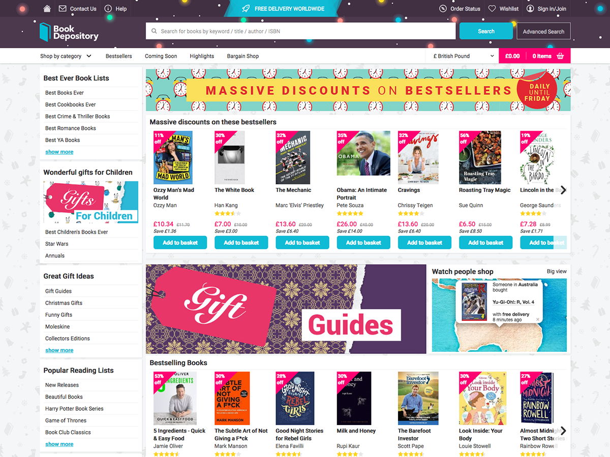 Amazon Book Depository