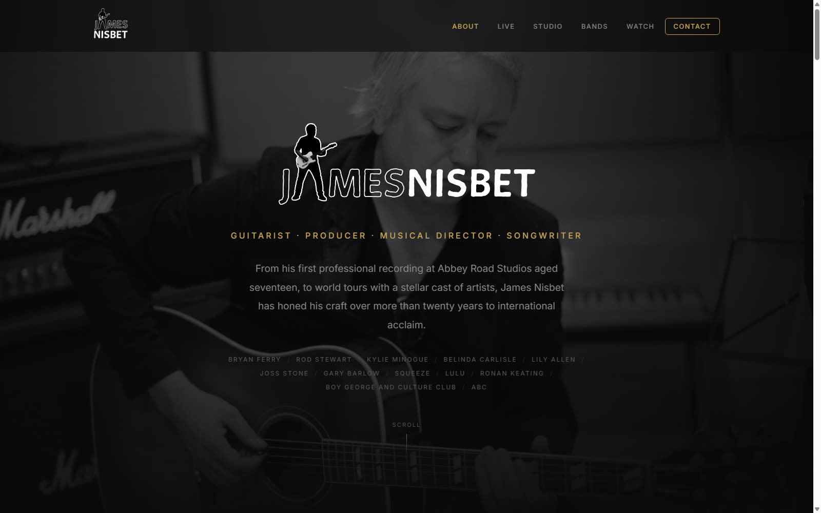 James Nisbet — Website & Brand Identity